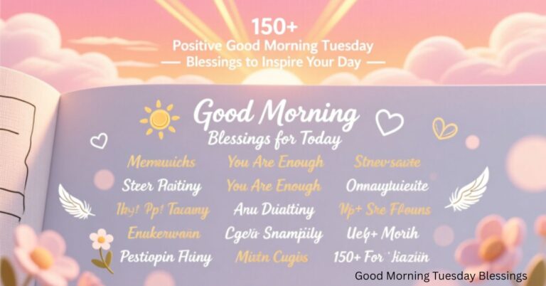 150+ Positive Good Morning Tuesday Blessings to Inspire Your Day
