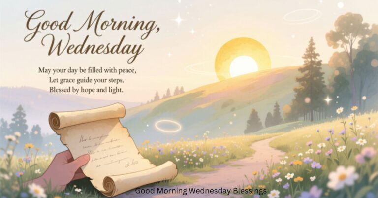 150+Good Morning Wednesday Blessings, Prayers and Images