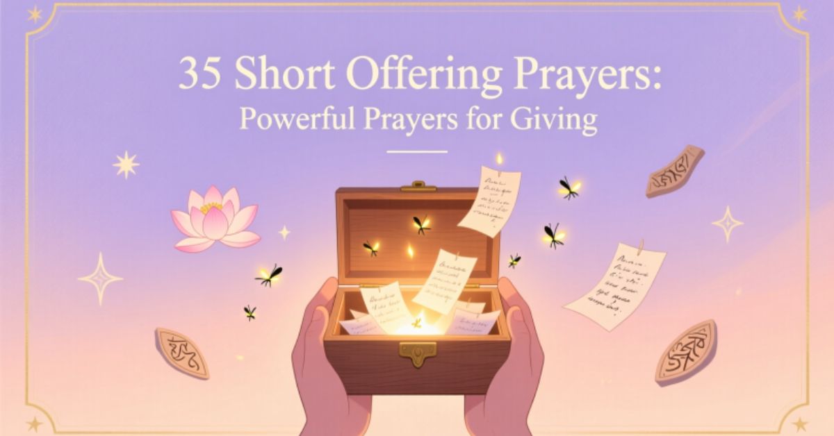 35 Short Offering Prayers Powerful Prayers for Giving