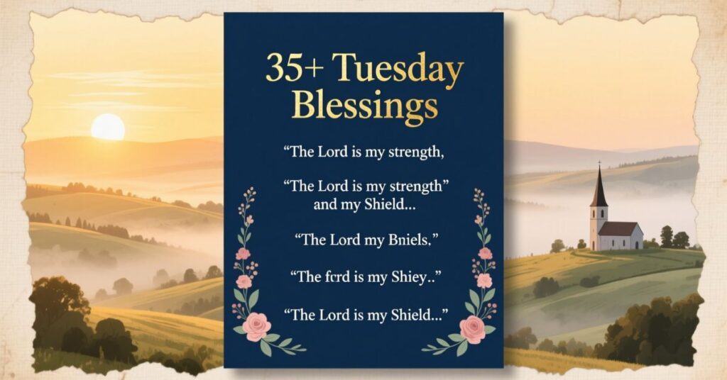 35+ Tuesday Blessings Bible Verses