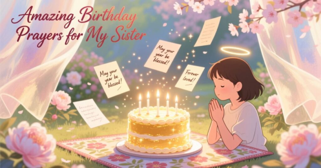 Amazing Birthday Prayers for My Sister