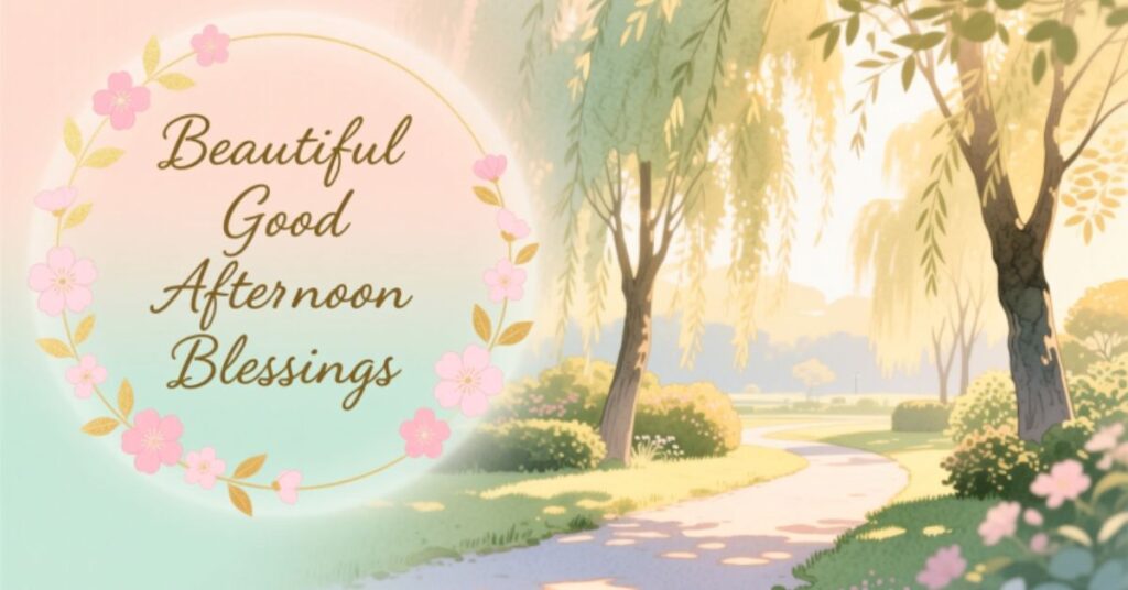 Beautiful Good Afternoon Blessings