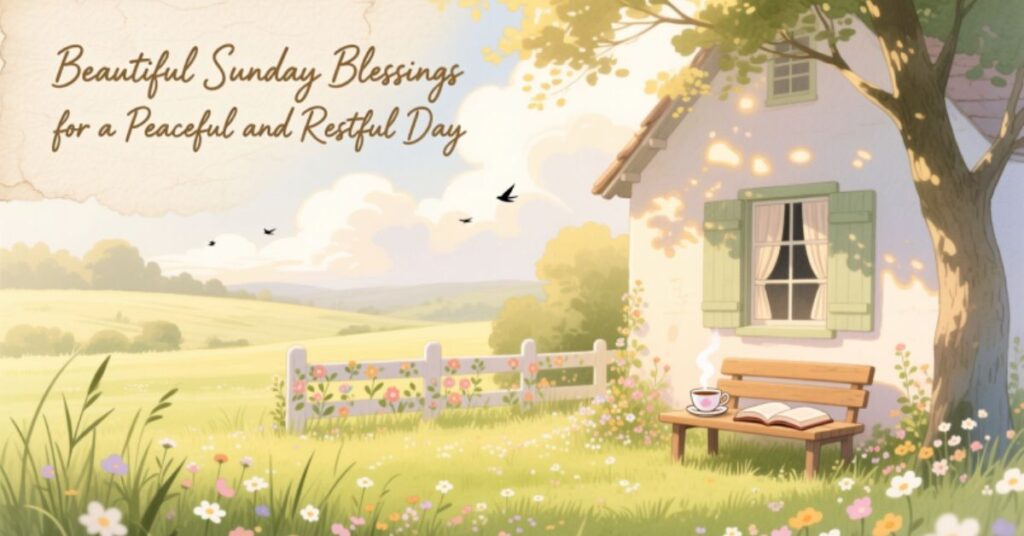 Beautiful Sunday Blessings for a Peaceful and Restful Day
