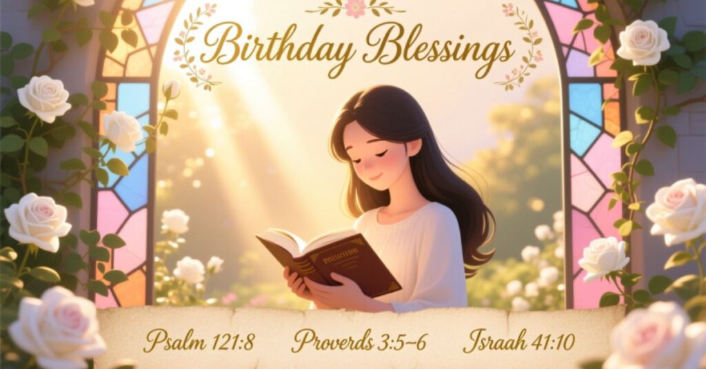 Birthday Blessings for Sister with Bible Verses