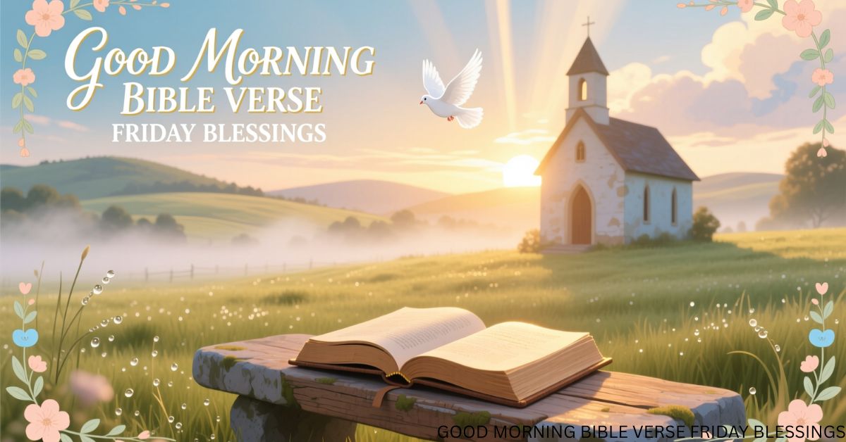 GOOD MORNING BIBLE VERSE FRIDAY BLESSINGS