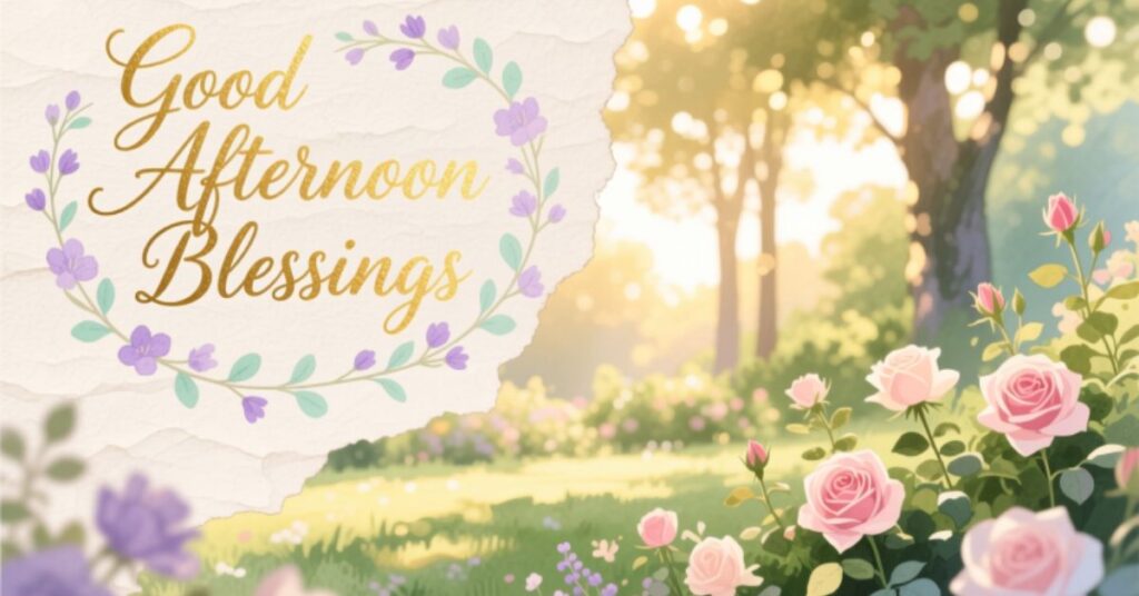 Good Afternoon Blessings