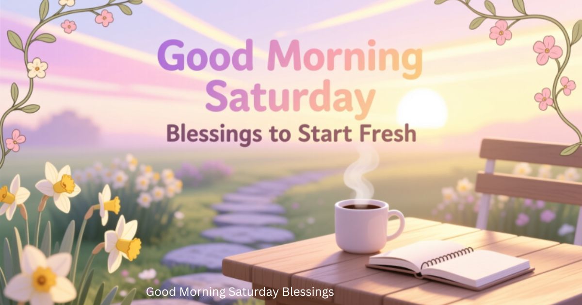 Good Morning Saturday Blessings to Start Fresh