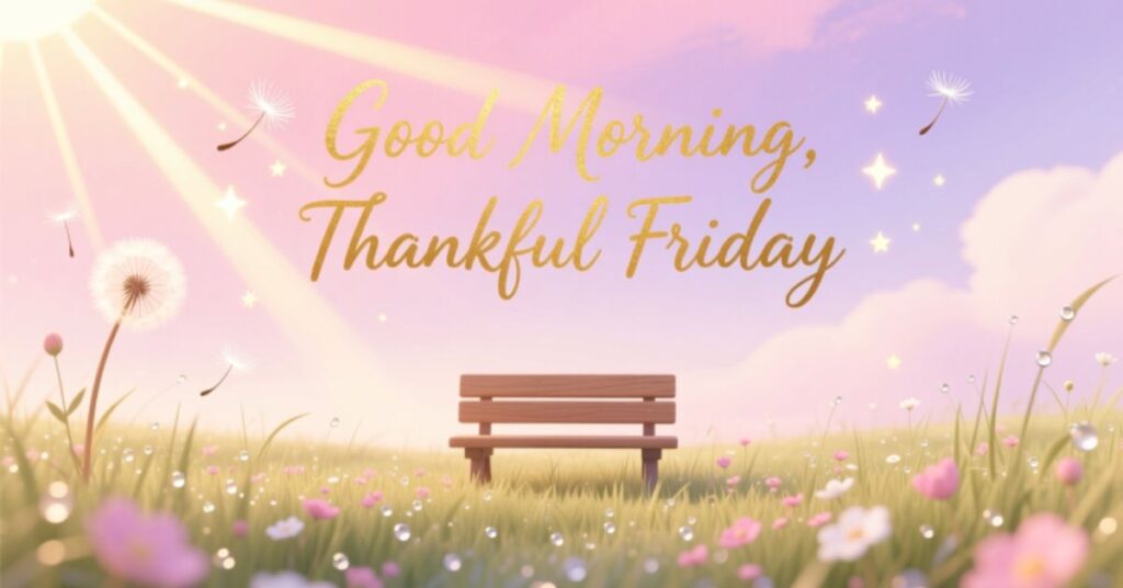 Good Morning Thankful Friday