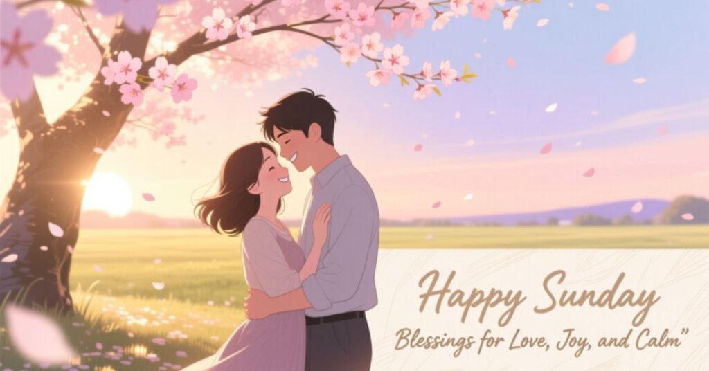 Happy Sunday Blessings for Love, Joy, and Calm