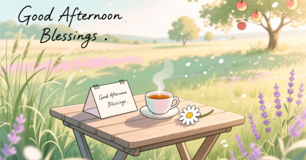 Heartfelt Good Afternoon Blessings