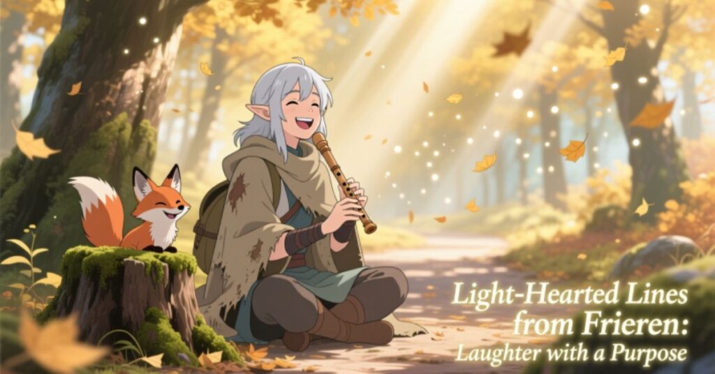 Light-Hearted Lines from Frieren Laughter with a Purpose