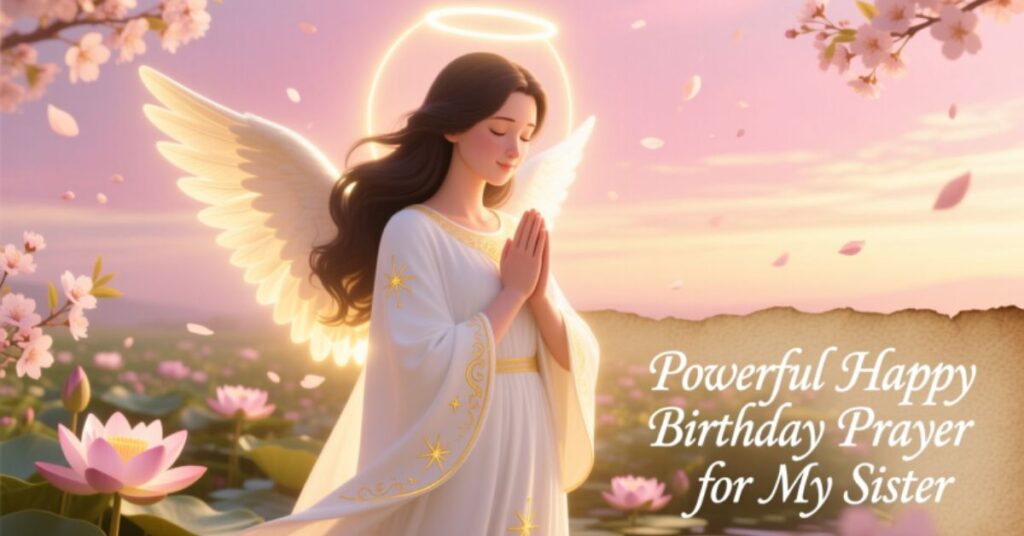 Powerful Happy Birthday Prayer for My Sister