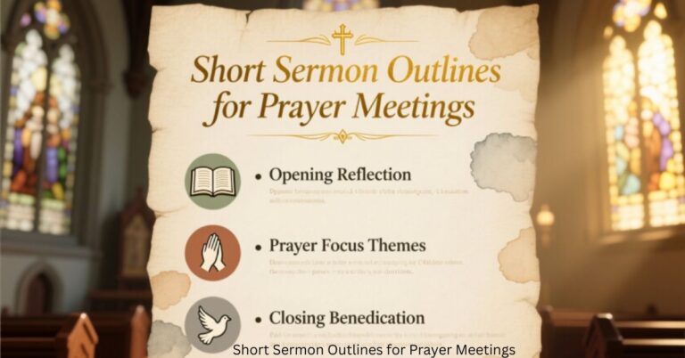 Short Sermon Outlines for Prayer Meetings (1)