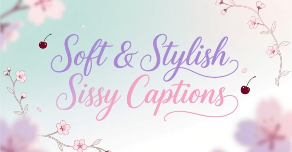 Soft & Stylish Sissy Captions