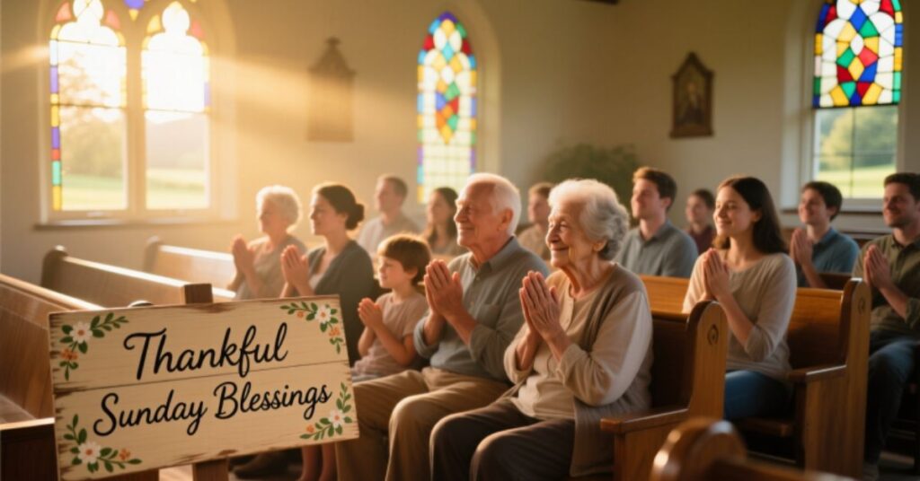 Thankful Sunday Blessings to Embrace Gratitude and Joy