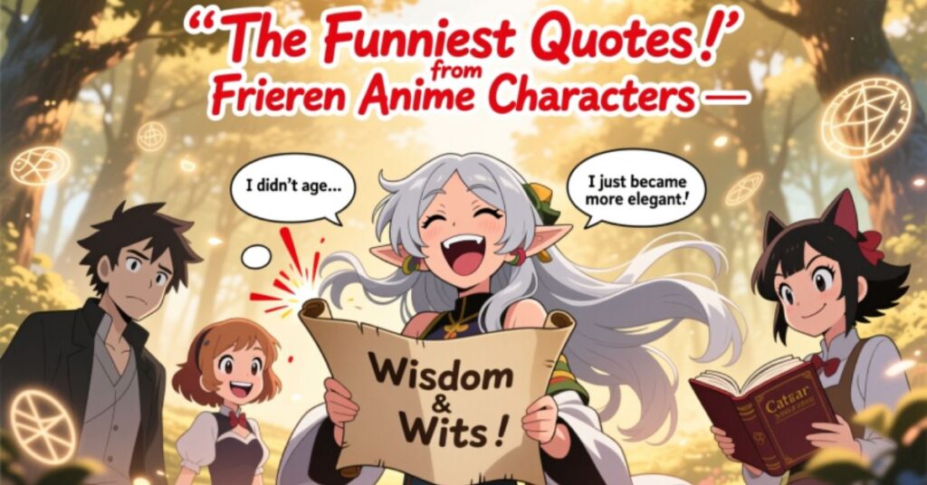 The Funniest Quotes from Frieren Anime Characters