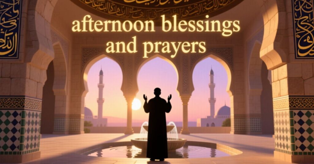 afternoon blessings and prayers