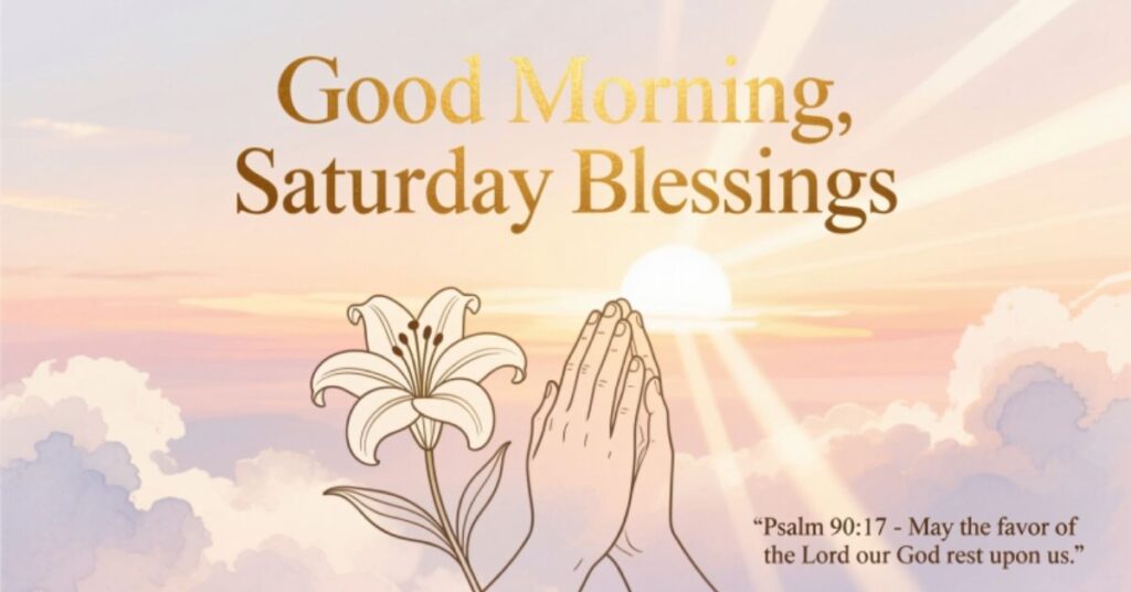 bible verse good morning Saturday blessings