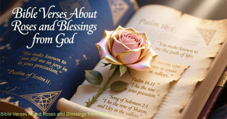 Bible Verses About Roses and Blessings
