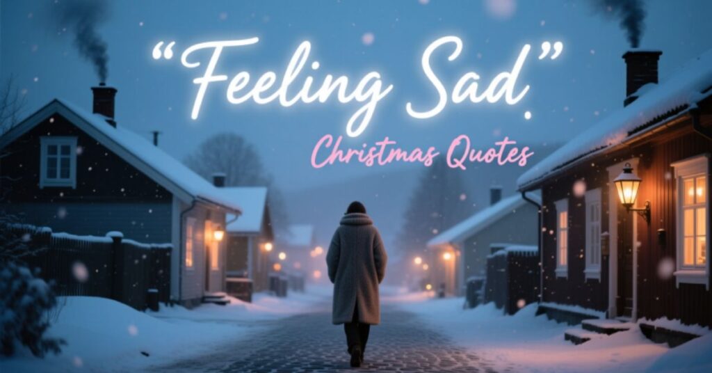Feeling Sad Christmas Quotes
