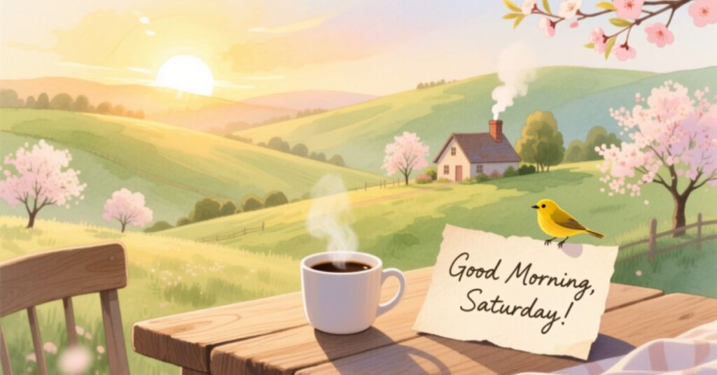 good morning wishes saturday