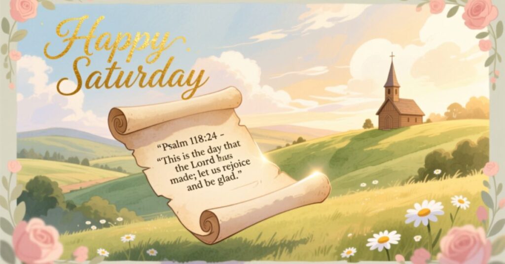happy saturday bible verse