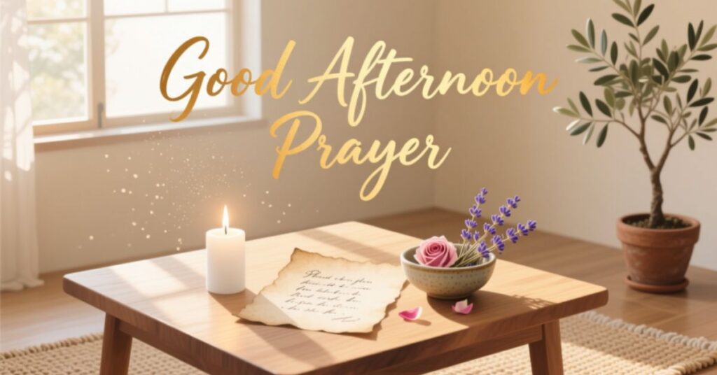 inspiration good afternoon prayers