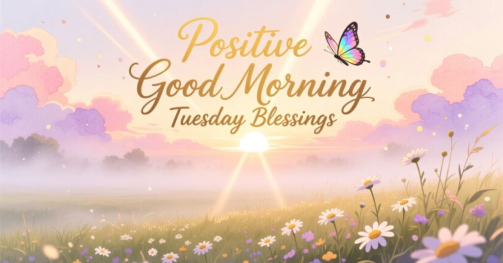 Positive Good Morning Tuesday Blessings
