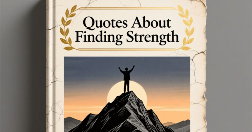 Quotes About Finding Strength
