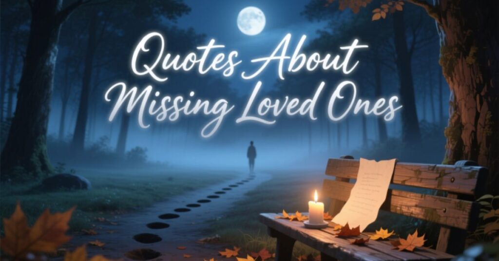 Quotes About Missing Loved Ones
