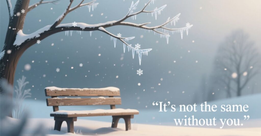 Sad Christmas Captions for Instagram
