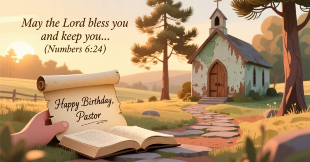 Short Birthday Wishes for Pastor Bible Verse
