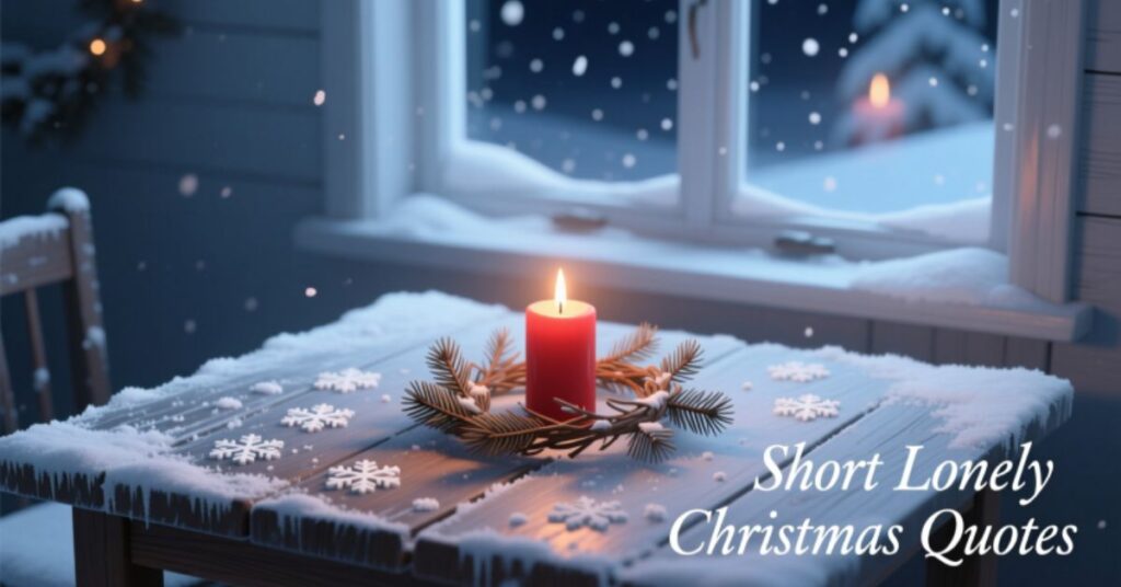 Short Lonely Christmas Quotes
