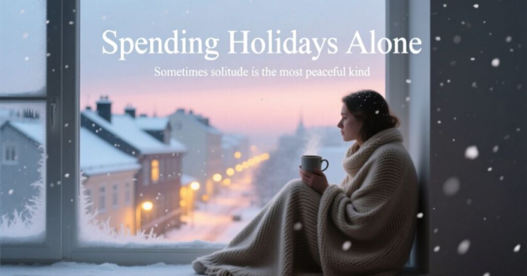 Spending Holidays Alone Quotes

