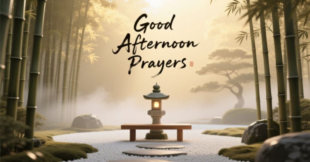spiritual inspiration good afternoon prayers