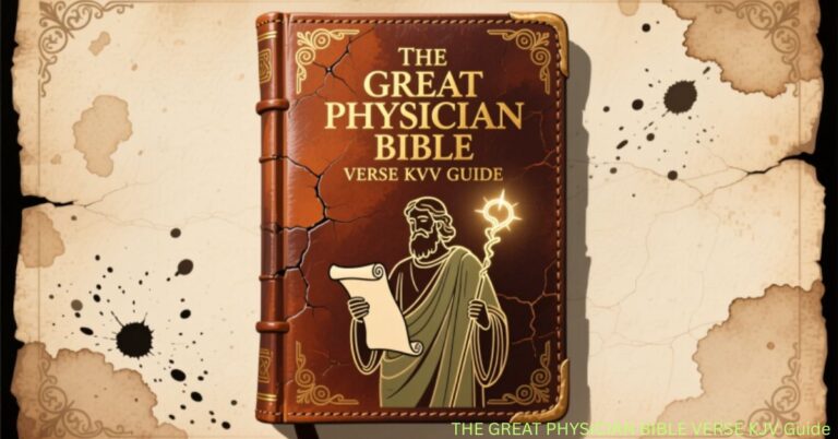 THE GREAT PHYSICIAN BIBLE VERSE KJV Guide