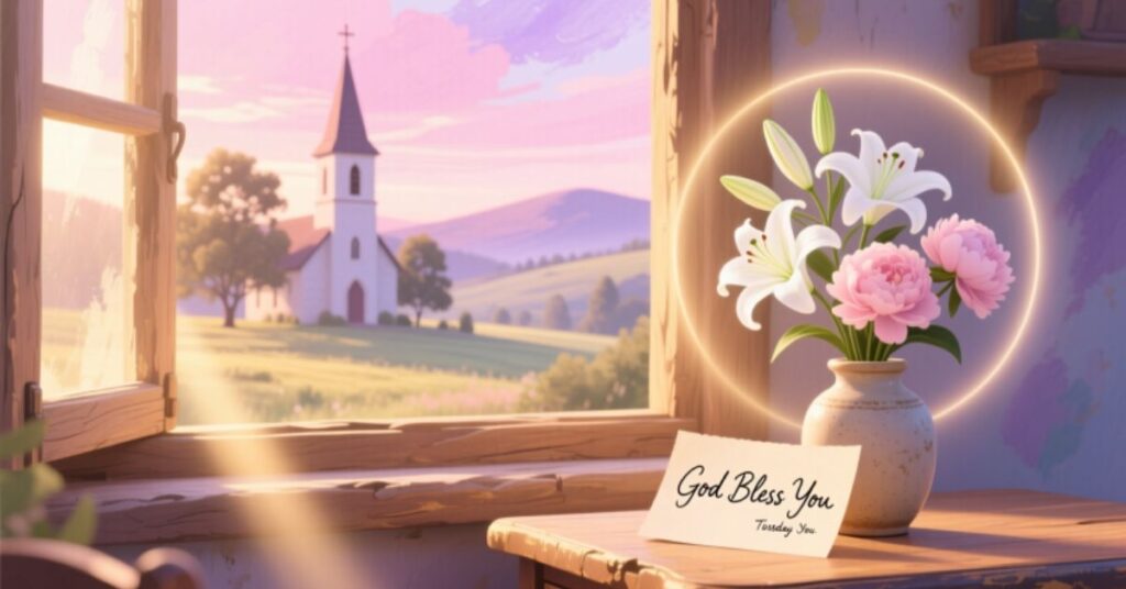 Tuesday Good Morning Wishes With God Bless You Images
