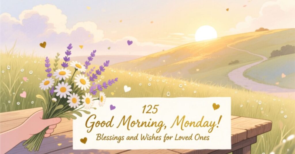 125 Good Morning Monday Blessings and Wishes for Loved ones 