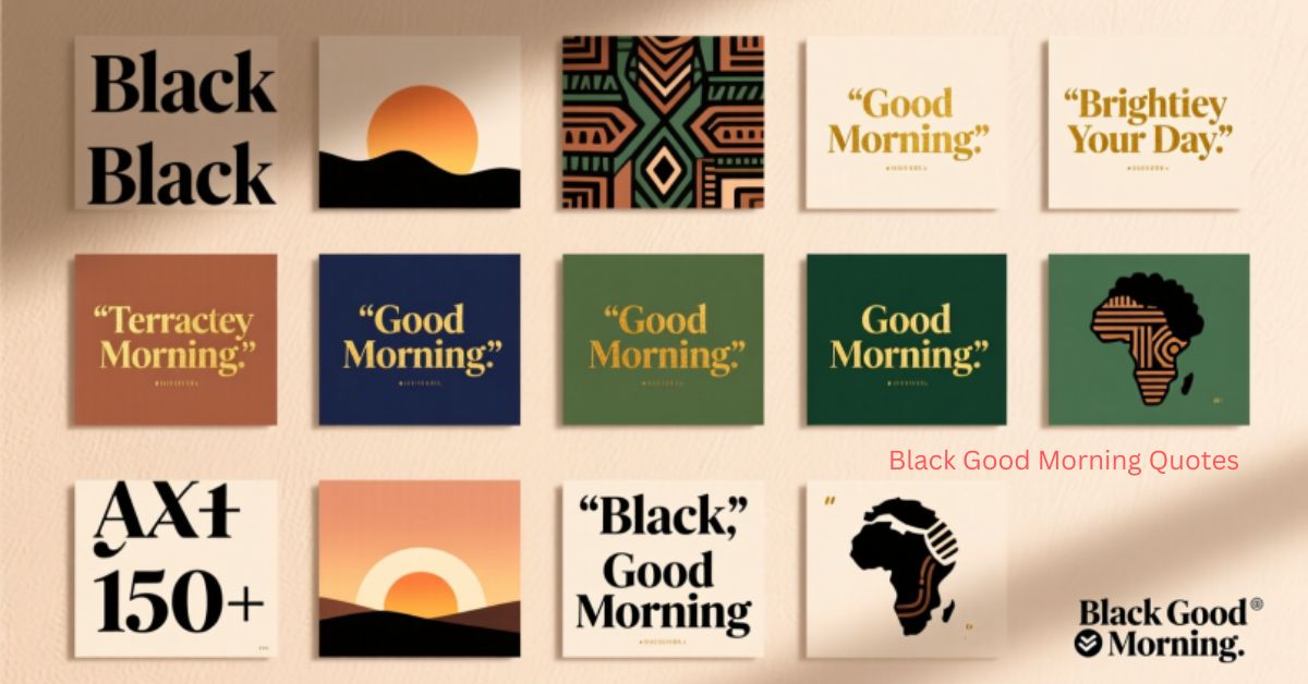 150+ Black Good Morning Quotes to Brighten Your Day