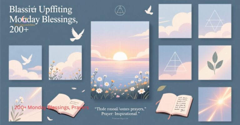 200+ Monday Blessings, Prayers and Quotes with Images to Start a New Week