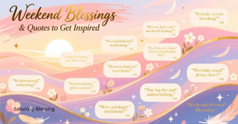 200+ Weekend Saturday Blessings and Quotes to Get Inspired