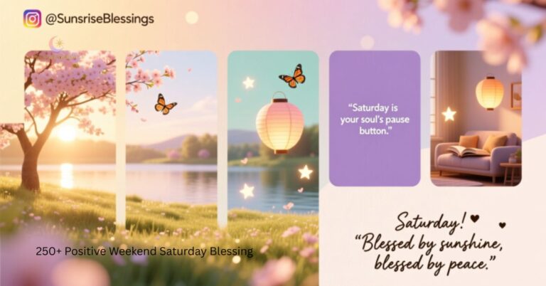 250+ Positive Weekend Saturday Blessing Images and Quotes