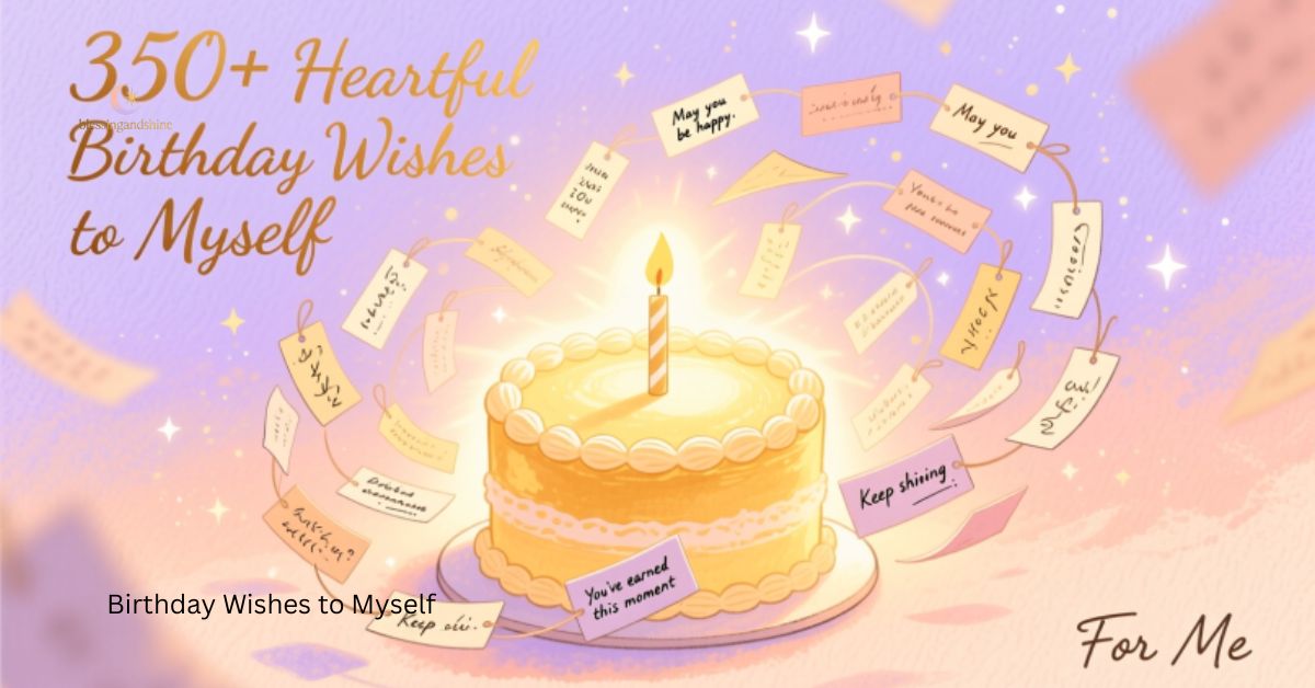 350+ Heartfelt Birthday Wishes to Myself
