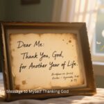 A Touching Birthday Message to Myself Thanking God