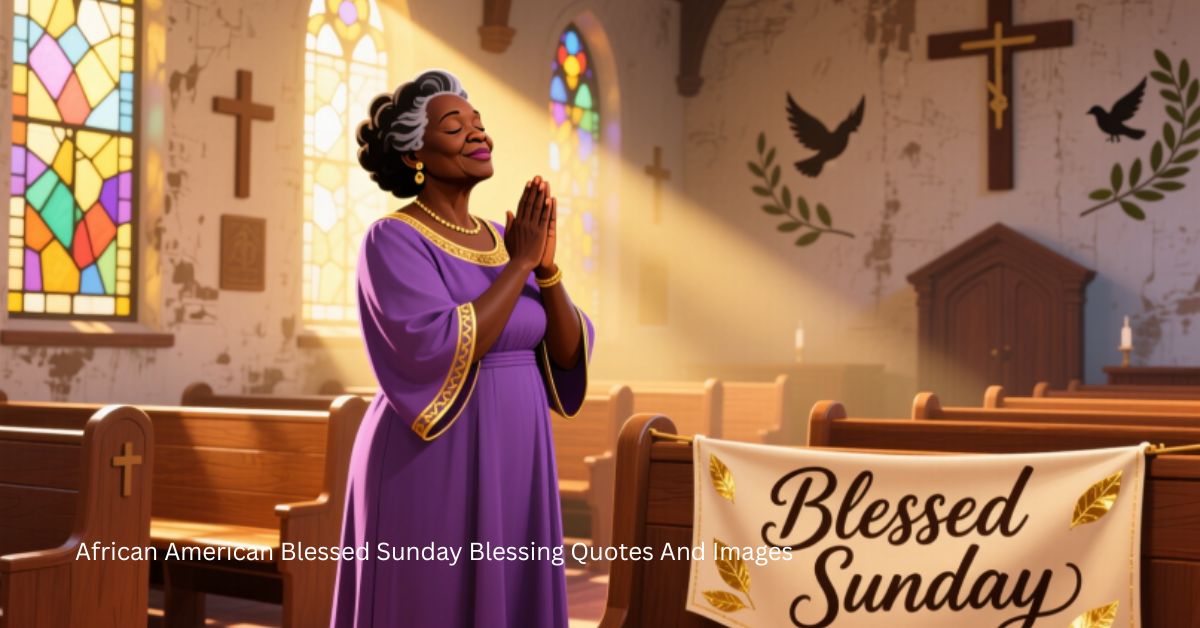 African American Blessed Sunday Blessing Quotes And Images
