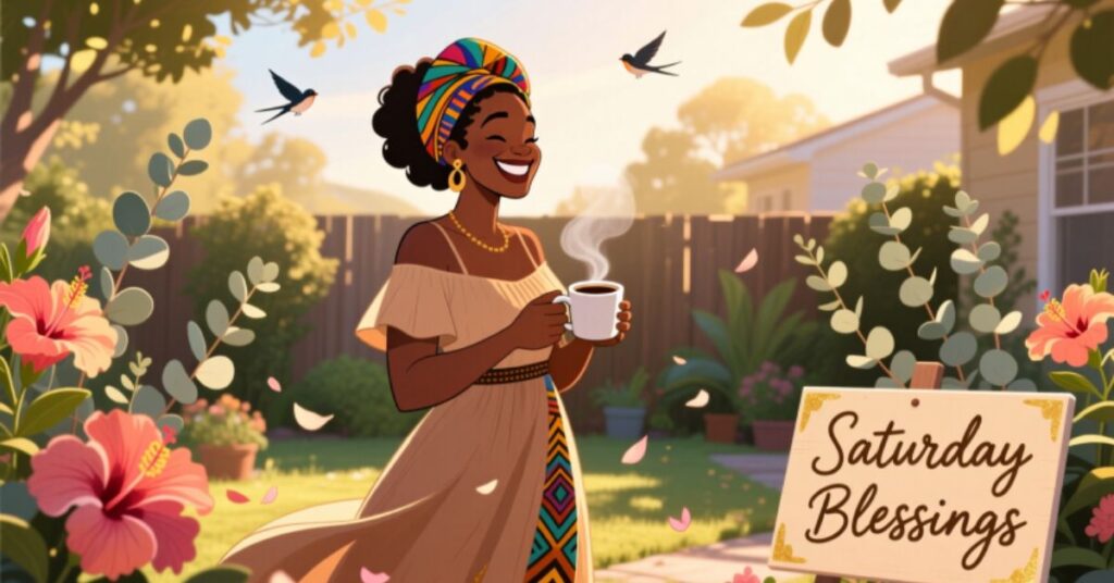 African American Saturday Blessings GIF