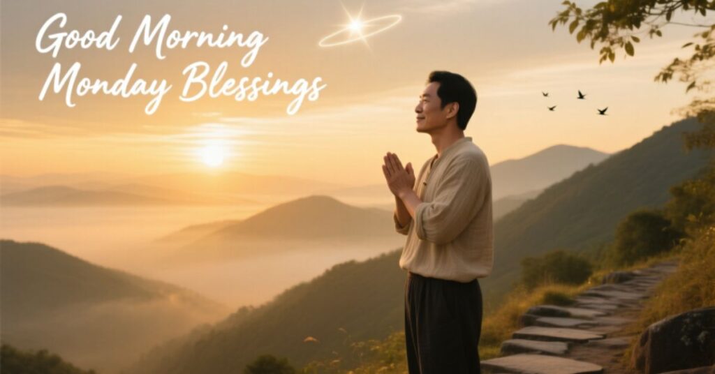 Beautiful Good Morning Monday Blessings for Men