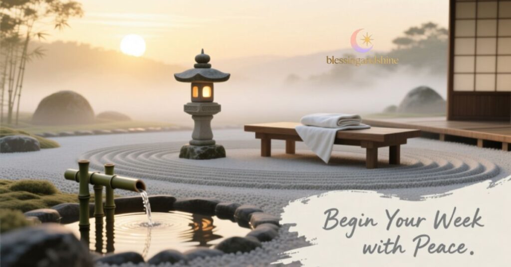 Begin Your Week with Peace