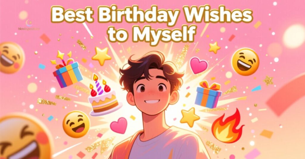 Best Birthday Wishes to Myself with Emojis