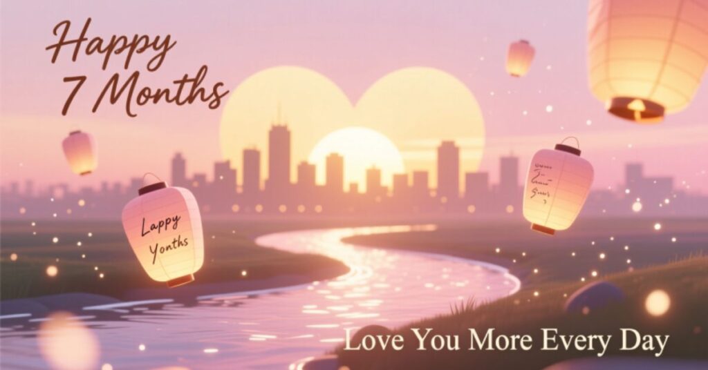 Best Happy 7 Month Anniversary Wishes